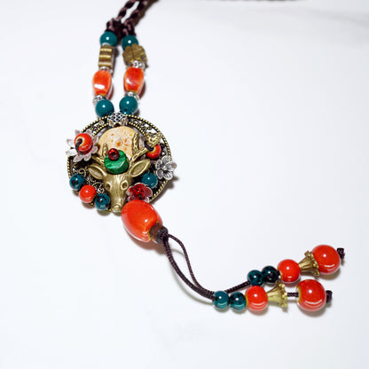TAOÉ New Forest Style Handmade Ceramic Necklace