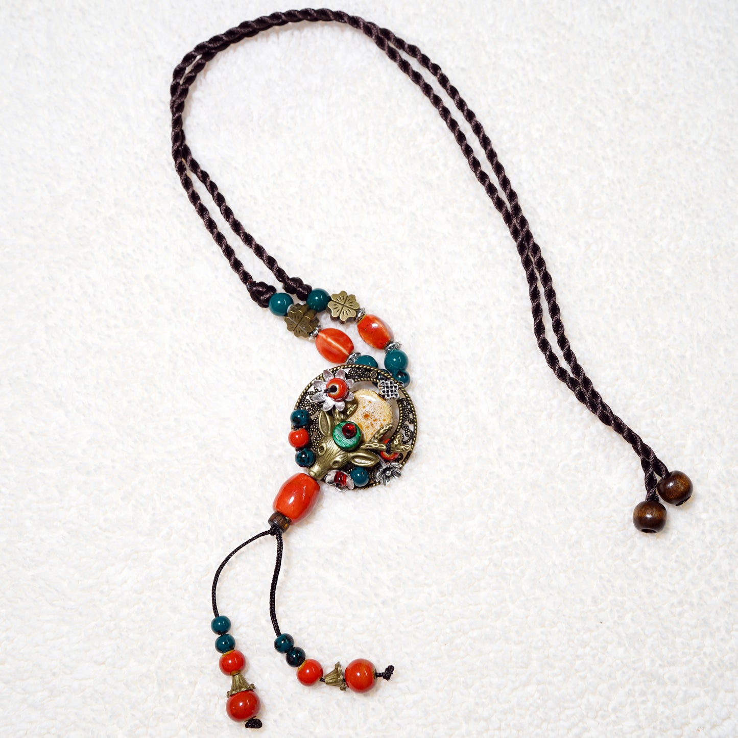 TAOÉ New Forest Style Handmade Ceramic Necklace