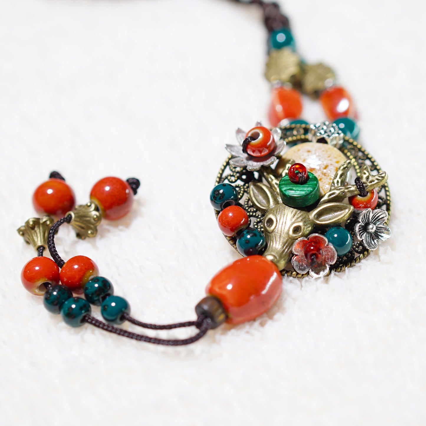 TAOÉ New Forest Style Handmade Ceramic Necklace