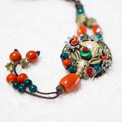 TAOÉ New Forest Style Handmade Ceramic Necklace