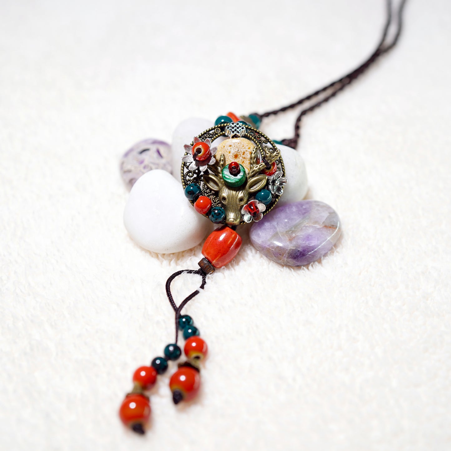 TAOÉ New Forest Style Handmade Ceramic Necklace
